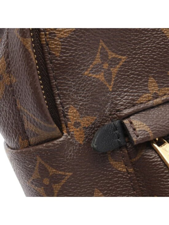 Louis Vuitton Backpack Palm Springs PM Monogram Co Ting Canvas Leather PM main image 6